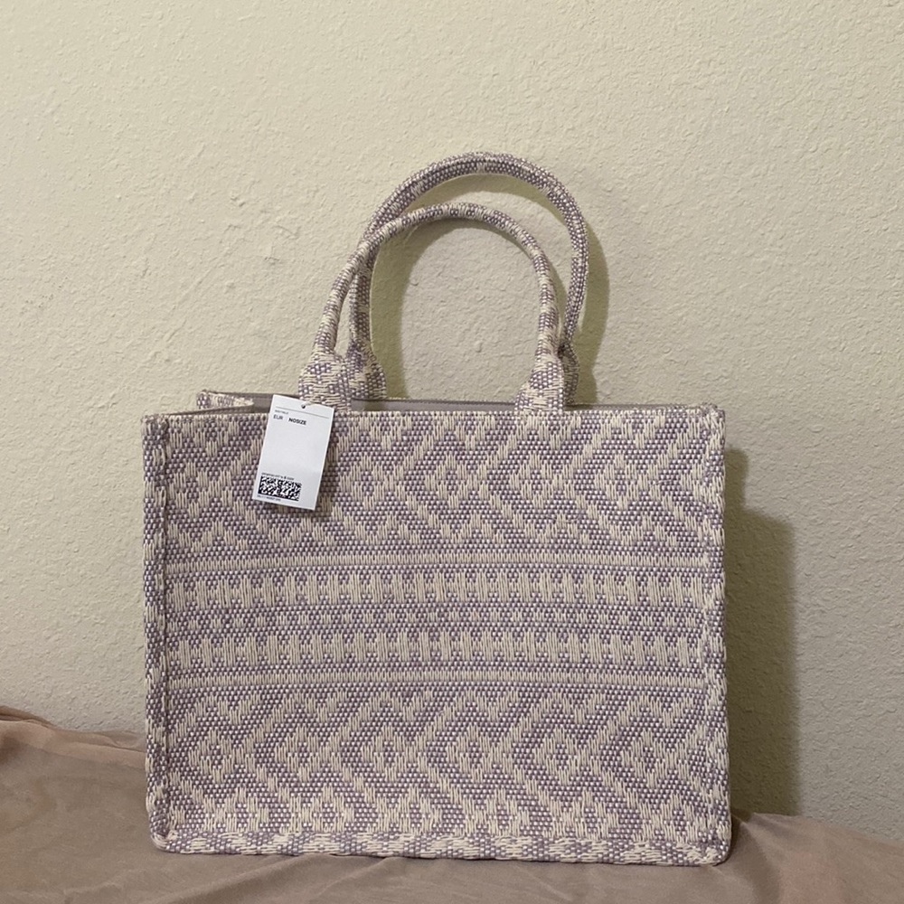 H&M Book Beach Tote - Lavender